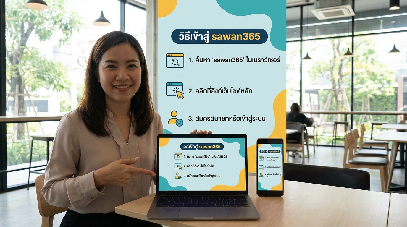 วิธีการเข้าถึง sawan365 ทางเข้า